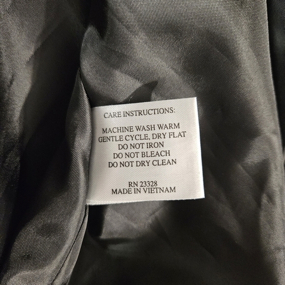 Pendleton Black Sparkly Trench Swing Jacket - Picture 9 of 9